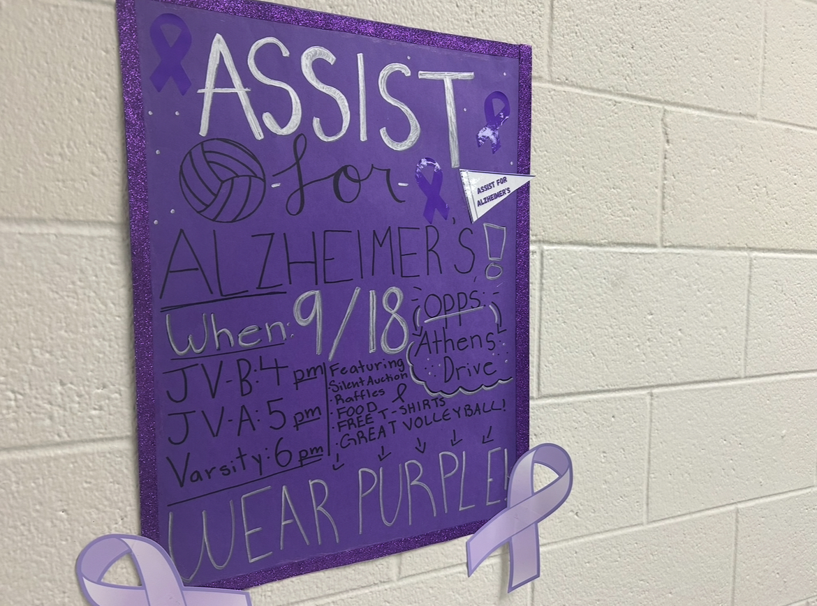 Leesville Volleyball’s annual assists against Alzheimer’s game is happening now!