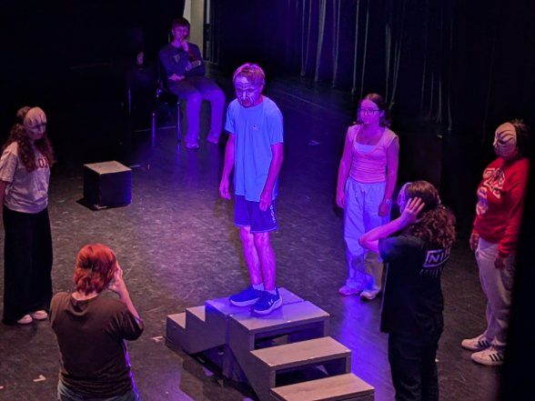 Leesville’s theater ensemble Antigone Performance
