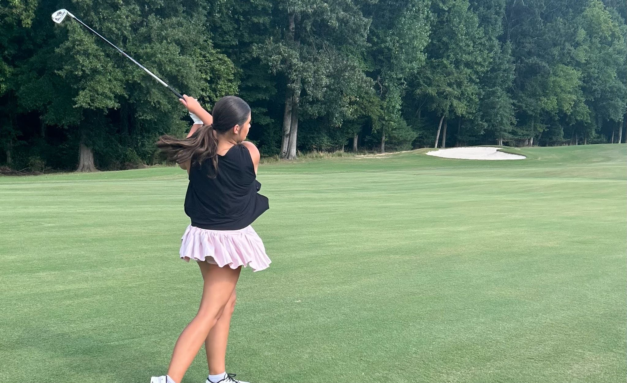 The start of the Leesville Women’s Varsity Golf Season