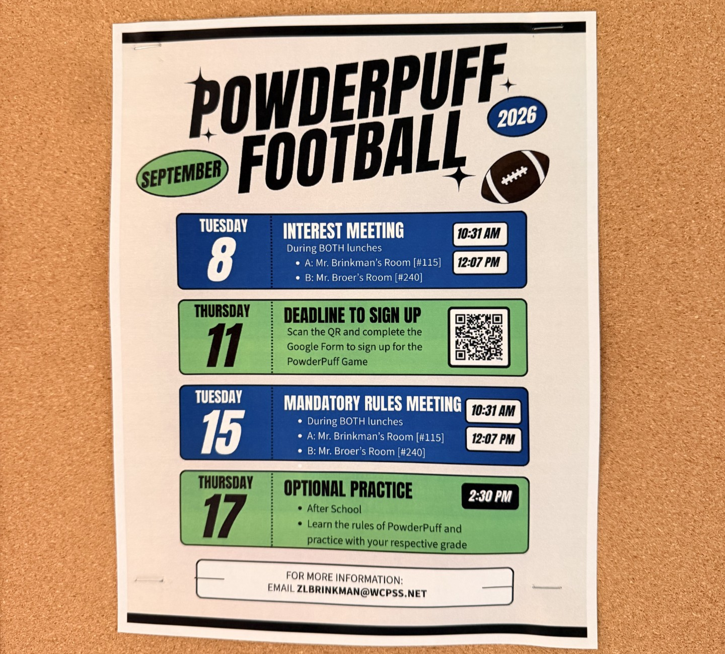 What is Leesville’s Powderpuff 2026-2027?